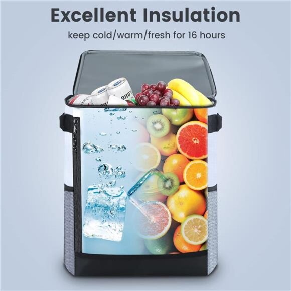 Cooler Backpack, 36 Cans Multifunctional Leakproof Cooler Backpack with Padded - Picture 10 of 14